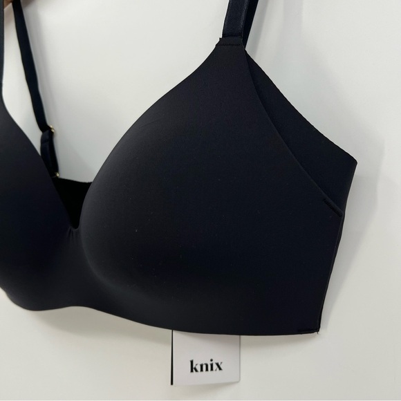 Knix WingWoman Wire Free Bra Size 7 in Black NWT - Picture 4 of 13